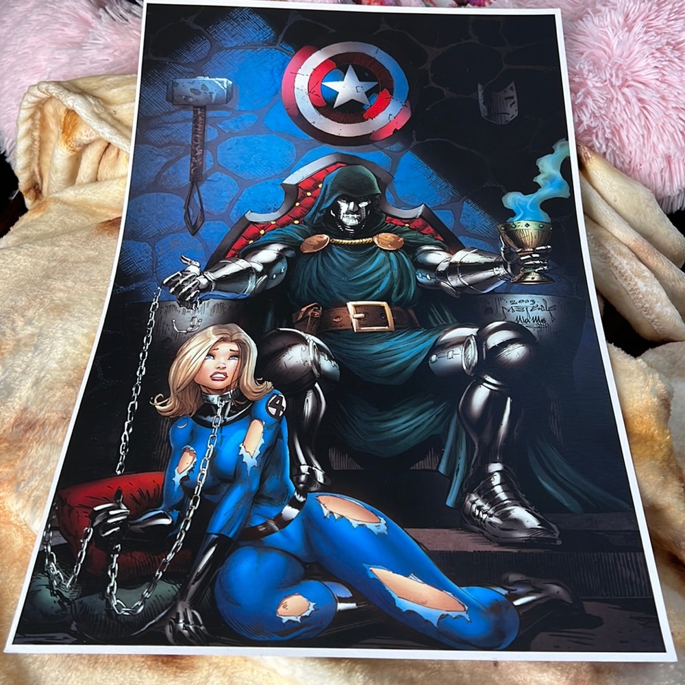 Dr Doom Susan Storm art print